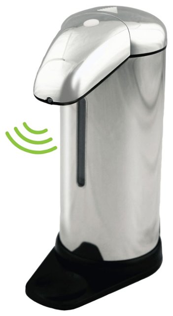 iTouchless - 16-Oz. Automatic Sensor Soap Dispenser - Stainless-Steel